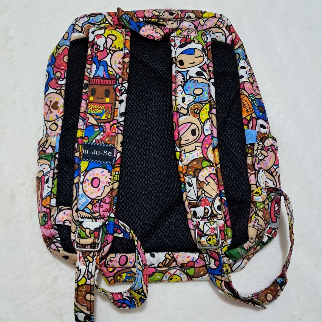 Preloved Jujube MiniBe - Tokipops (Category: Diaper Bags & Wetbags) located in Pasig City. Submitted by mommaof3ph (Listing ID 1346836061, Image 2). Description: Preloved VGUC Jujube MiniBe Tokidoki Collection Tokipops Bag only - No Inclusion ✅️1st Owner ✅️Still Crisp ✅️Vibrant Color ✅️Original Plastic Packaging and tags included ❌️No Holes ❌️No Visible Damage Flaw/s: May faint penmark ng ballpen sa loob pero baka makuha sa laba and natanggal na 