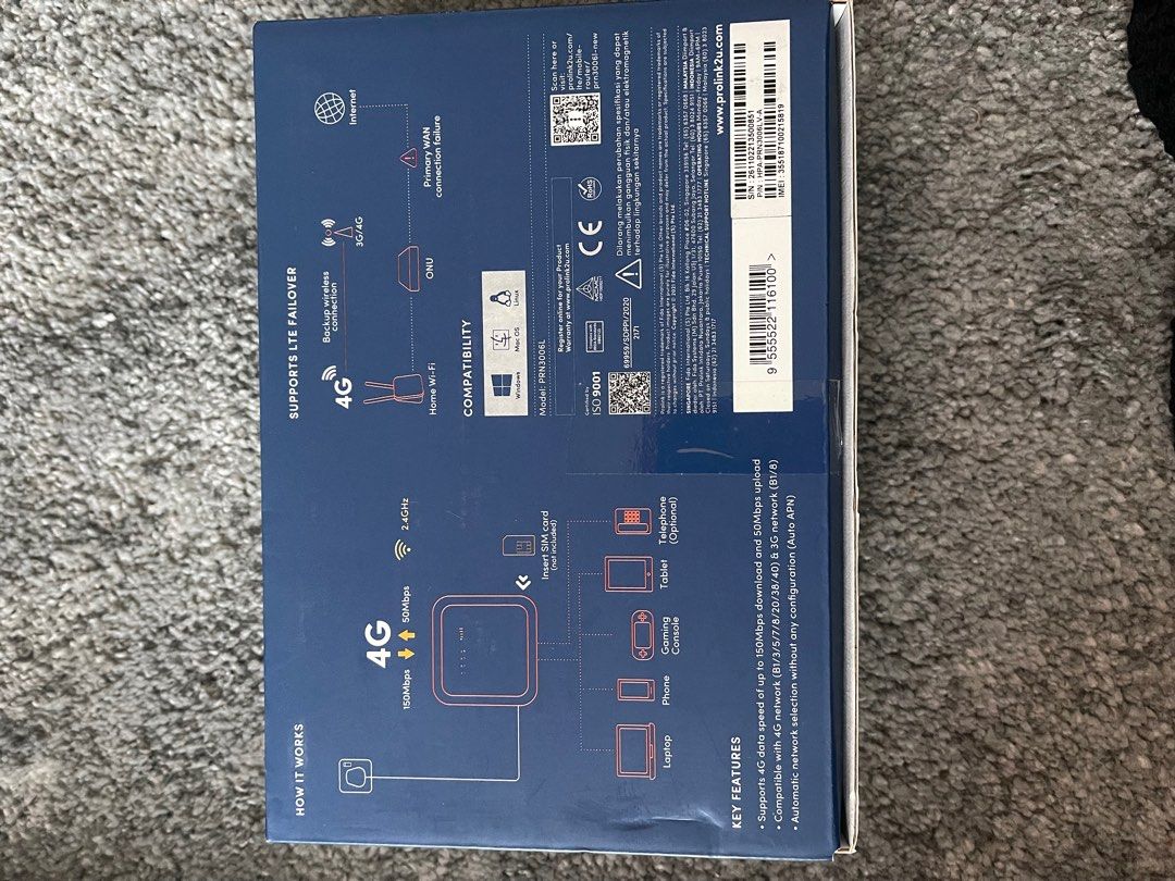 Proline 4G wireless router, Computers & Tech, Parts & Accessories ...
