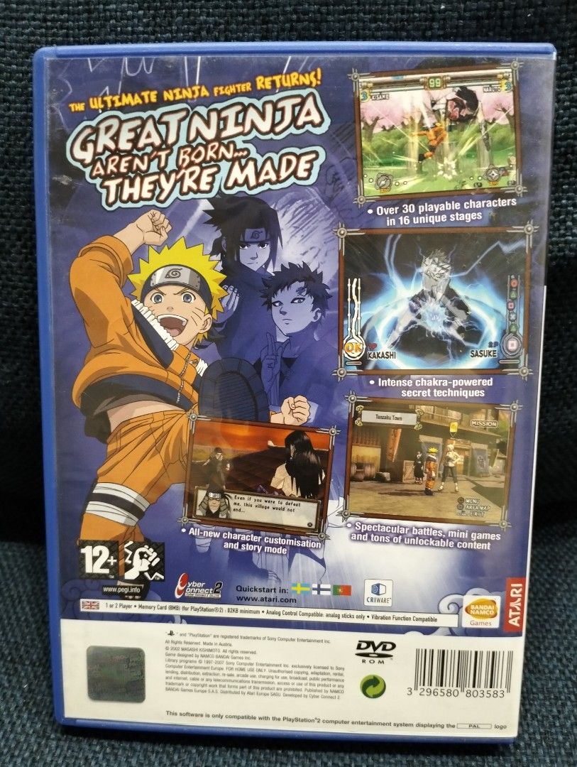 PS2 Naruto Ultimate Ninja 2 English, Original 2002 (Category: PlayStation) located in Baguio. Submitted by bitsbaguio (Listing ID 1346850348, Image 2). Description: .
