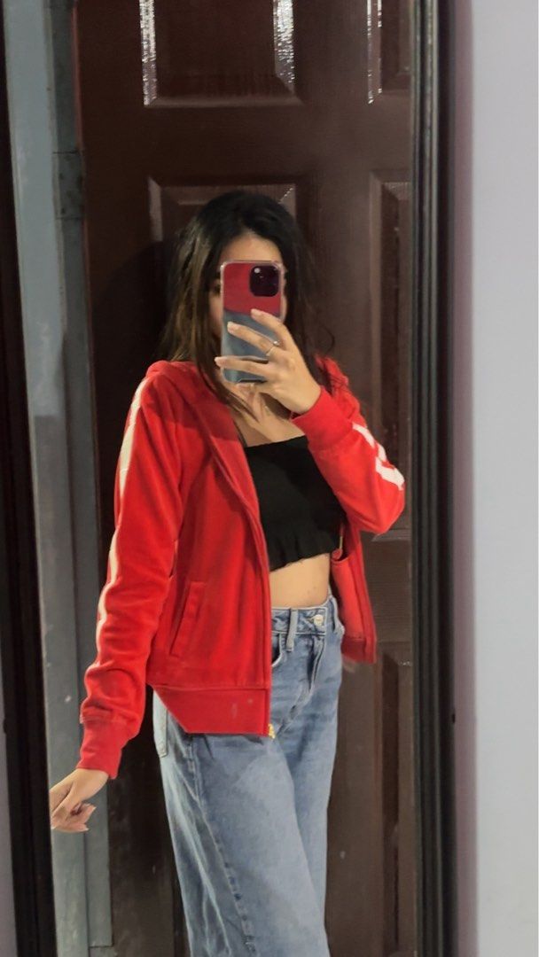 Red Jacket (Category: Coats, Jackets and Outerwear) located in General Mariano Alvarez. Submitted by Angelbee (Listing ID 1346859016, Image 2). Description: 100+SF MOP:Gcash.