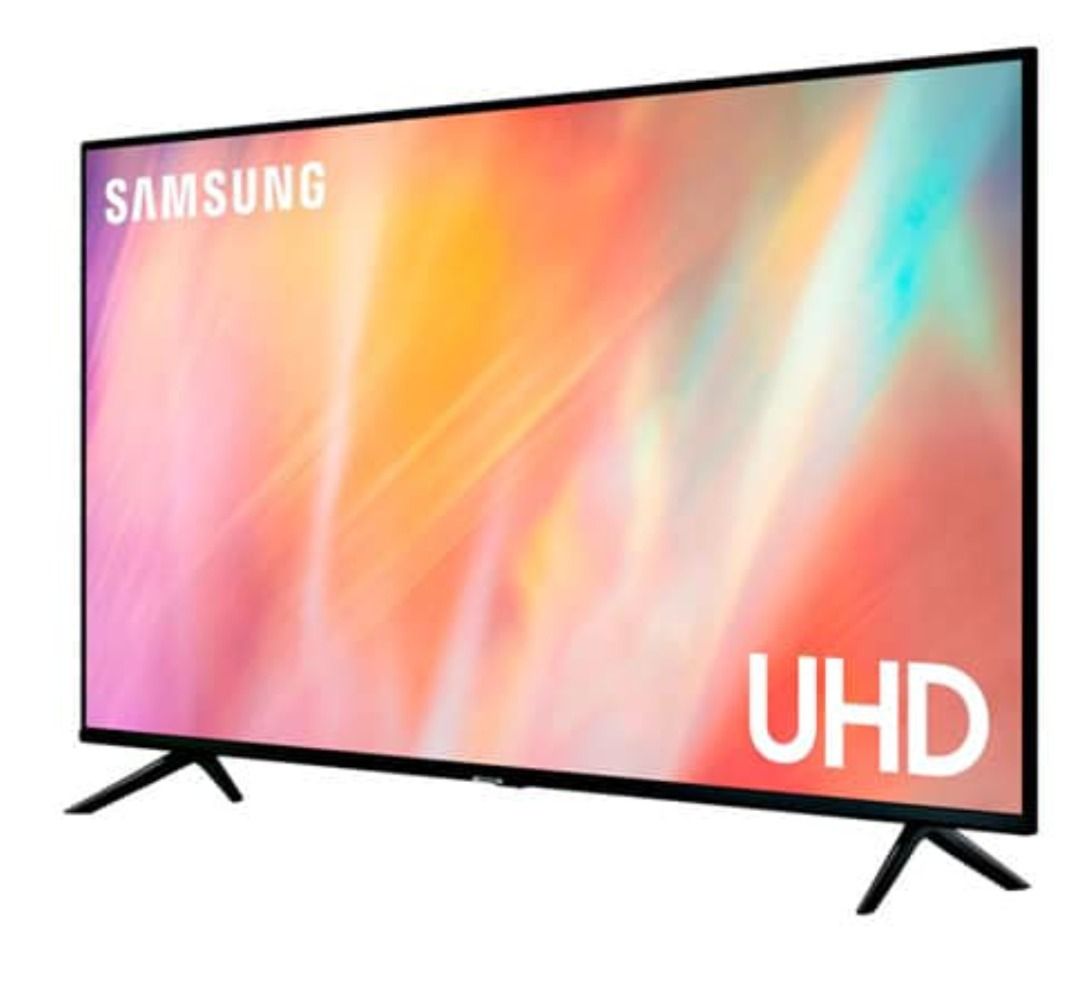 SAMSUNG 55” CRYSTAL UHD SMART TV (Category: TV) located in Quezon City. Submitted by baldyosa (Listing ID 1346725525, Image 1). Description: FOR SALE: 2nd SAMSUNG 55” CRYSTAL UHD 4k SMART TV. Tv and remote only, no box almost brand new condition 25k.