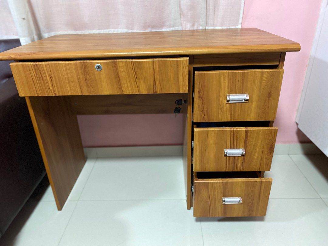 Study Table (Category: Tables & Sets) located in Singapore. Submitted by wolverine_pubg (Listing ID 1346843386, Image 3). Description: Study table with Roller chair. Both are in good condition . Can arrange delivery .