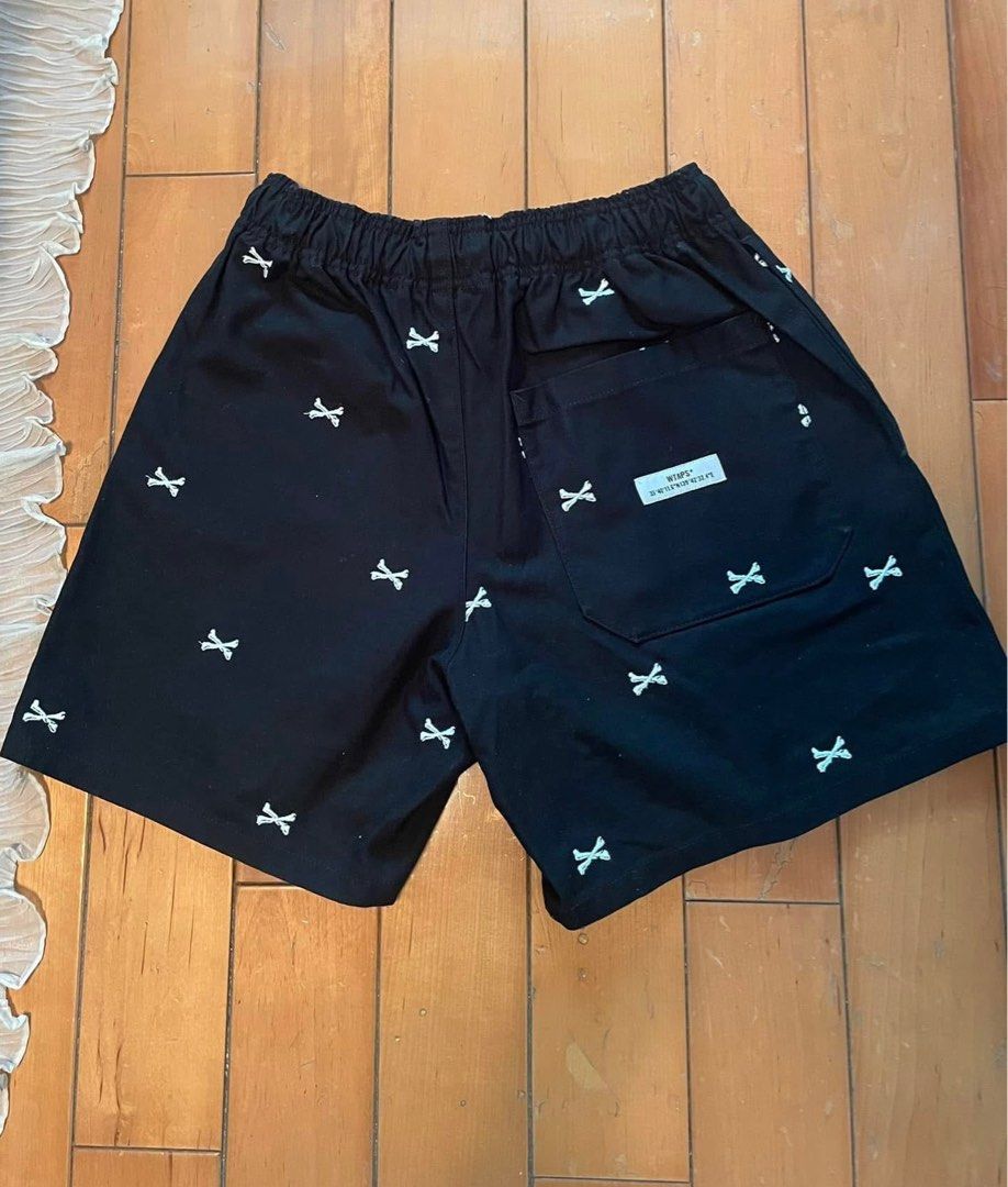 WTAPS 22SS SEAGULL 03/SHORTS/OXFORD.TEXTILE 滿版骨頭 短褲