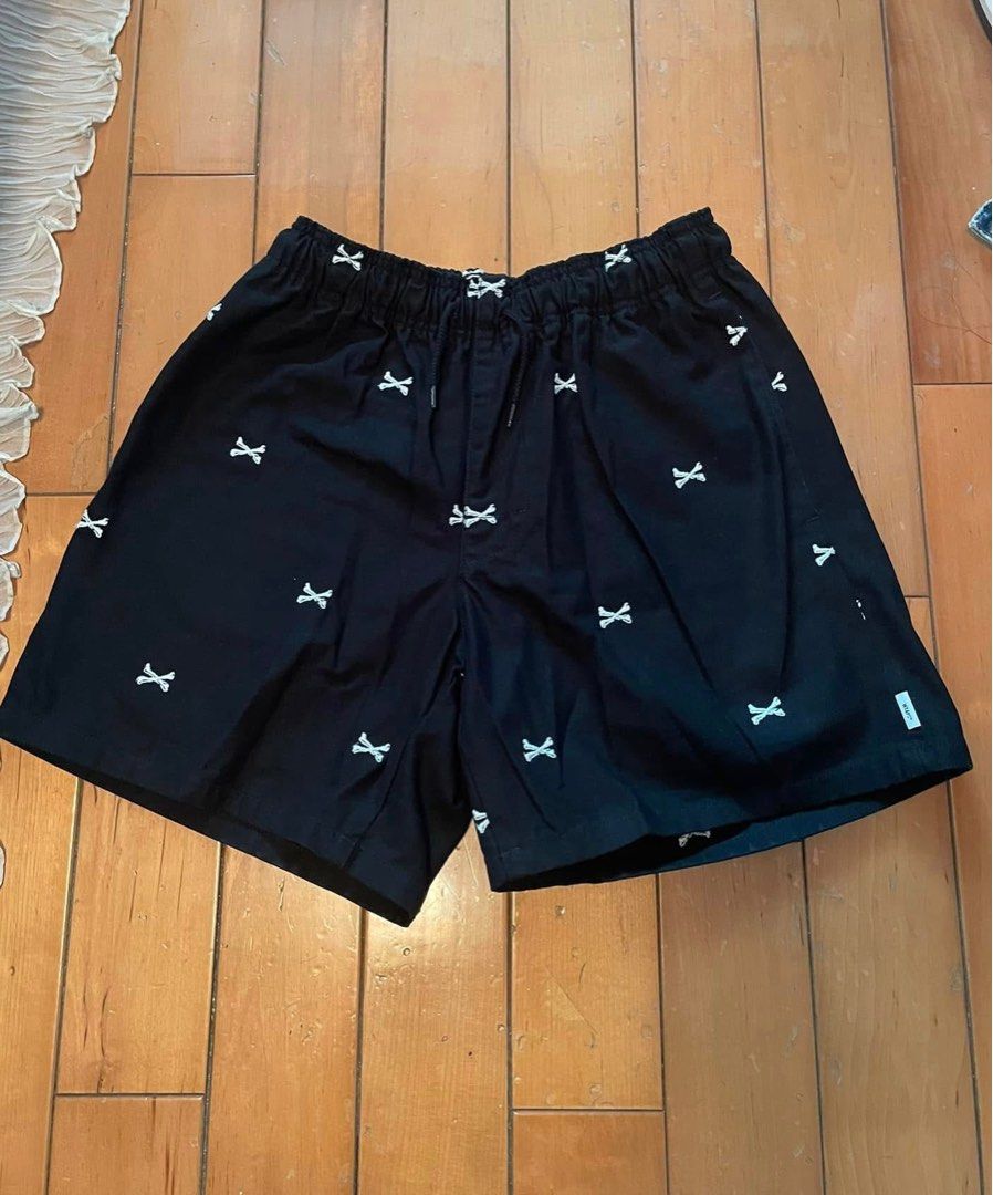 WTAPS 22SS SEAGULL 03/SHORTS/OXFORD.TEXTILE 滿版骨頭 短褲