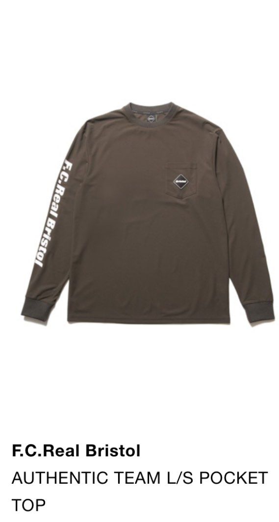 24AW FCRB AUTHENTIC TEAM POCKET TOP ロンT｜トップス
