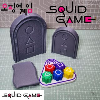 魷魚遊戲 韓國 新年 蛇年 過年必玩 石牌 骰仔 石碑 打畫片 轉陀螺 踢毽 抓 捉 石子  Squid game toy season 2 new year 郵寄！ 順豐63438164438273110
