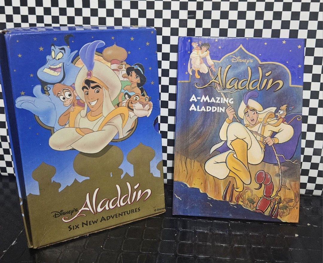 Aladdin Six New Adventure Book (Category: Storybooks) located in Rizal. Submitted by cherry_garcia (Listing ID 1346991785, Image 3). Description: Mode of Payment : G-Cash/Paymaya Mode of Delivery : Lalamove/Grab/LBC Location : Filinvest East Marcos Highway Cainta, Rizal.