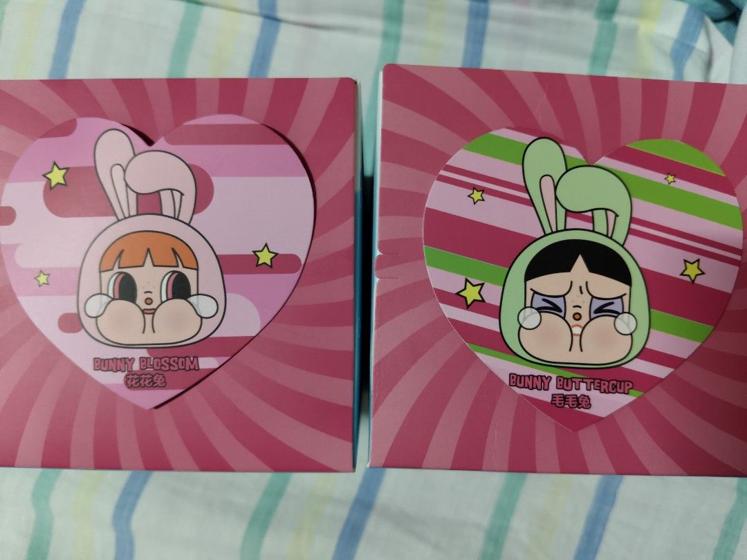 AUTHENTIC POWERPUFF CRYBABY POPMART PLUSH KEYCHAIN (Category: Plushies & Soft Toys) located in Cebu City. Submitted by wonwoah (Listing ID 1346887078, Image 2). Description: -SEALED -BOX OPENED -BLOSSOM BUNNY ❌SOLD❌ RFS: DUPE ✨DM FOR MIRE INQUIRES MOP: GCASH MOD: J&T.