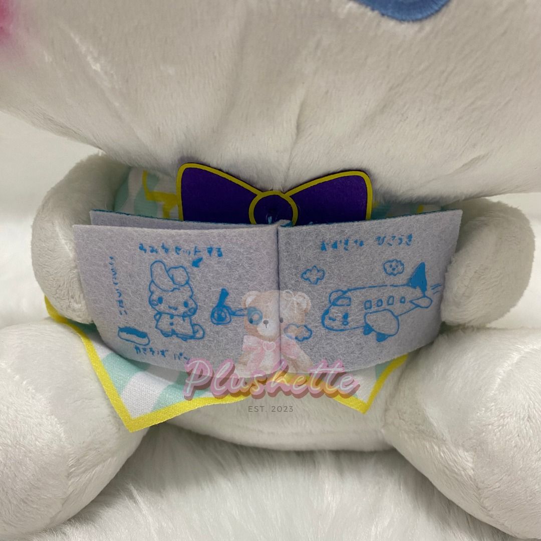Cinnamoroll - Drawing (Category: Plushies & Soft Toys) located in Manila. Submitted by plushette.ph (Listing ID 1347052311, Image 2). Description: ✧ on hand "₱750 ✧ Mine!" ♡ details ♡ • 32cm • brand new w/ paper tag ♡ location ♡ • Montville Place, Quezon City.