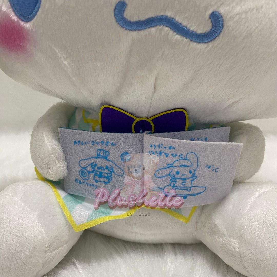 Cinnamoroll - Drawing (Category: Plushies & Soft Toys) located in Manila. Submitted by plushette.ph (Listing ID 1347052311, Image 3). Description: ✧ on hand "₱750 ✧ Mine!" ♡ details ♡ • 32cm • brand new w/ paper tag ♡ location ♡ • Montville Place, Quezon City.
