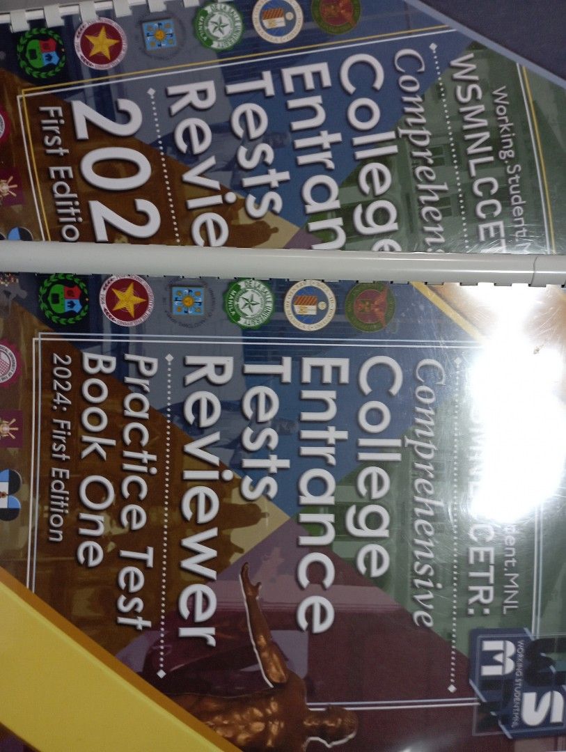 College Entrance Test Reviewer (Category: Textbooks) located in Caloocan City. Submitted by jiyow (Listing ID 1346989846, Image 3). Description: Barely used and includes answering sheets. Message me for more inquiries (⁠｡⁠•̀⁠ᴗ⁠-⁠)⁠✧.