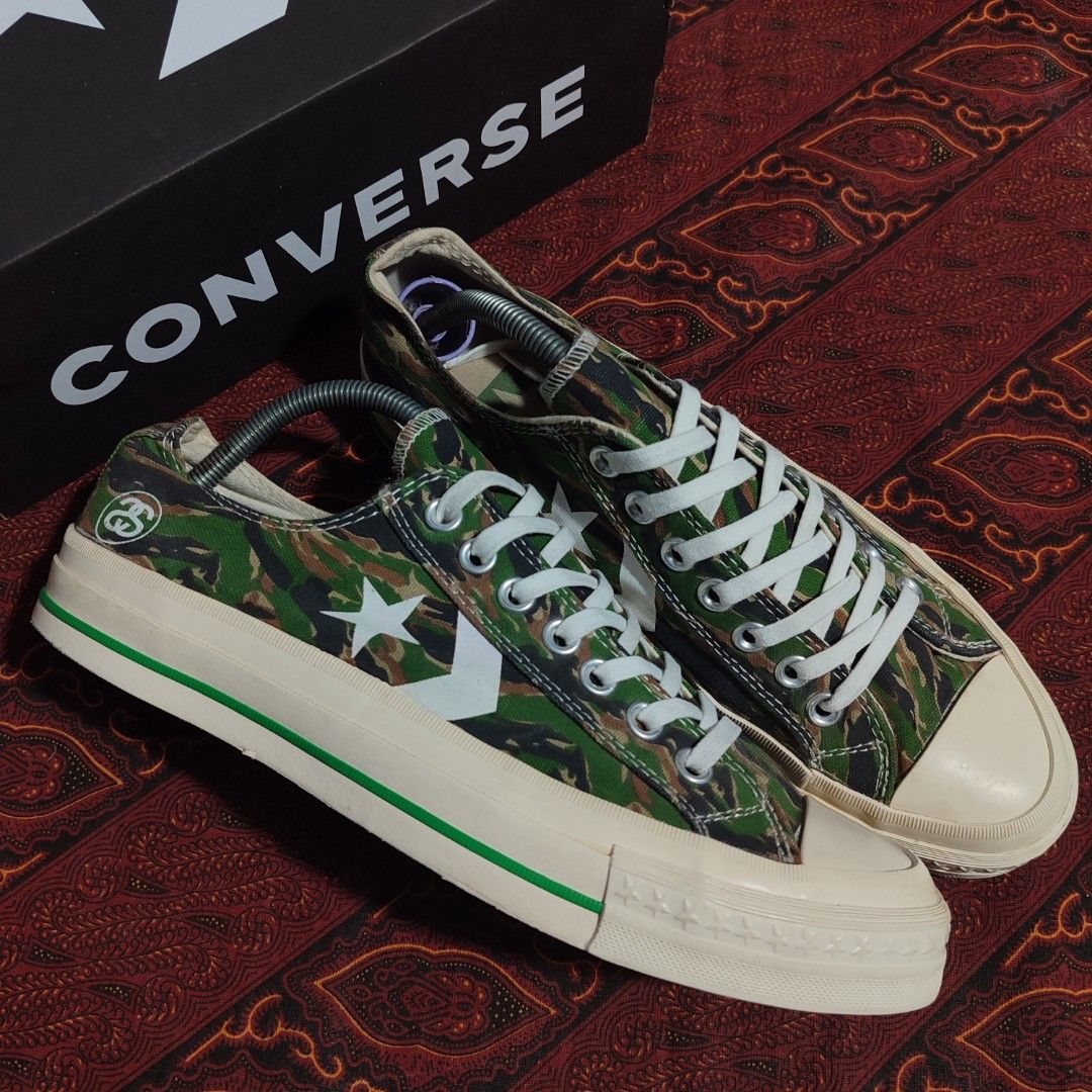 Stussy X Converse Camo Converse Star Player Ox Camo Suede Converse