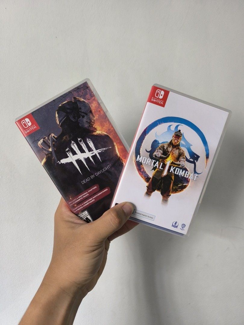 D3AD BY DAYLIGHT / MORTAL KOMBAT 1 / NINTENDO SWITCH (Category: Nintendo) located in Manila. Submitted by mikkolosg20176 (Listing ID 1346890418, Image 1). Description: FOR SALE USED NS GAMES D3AD BY DAYLIGHT - 900 / MORTAL KOMBAT 1 - 1.9k/ NINTENDO SWITCH Comment or PM lang po Can do Lalamove or Pick Up Gcash or COD Payment Same day delivery! Pin Location: Amelia Residence Taguig Thanks Admin 💕.