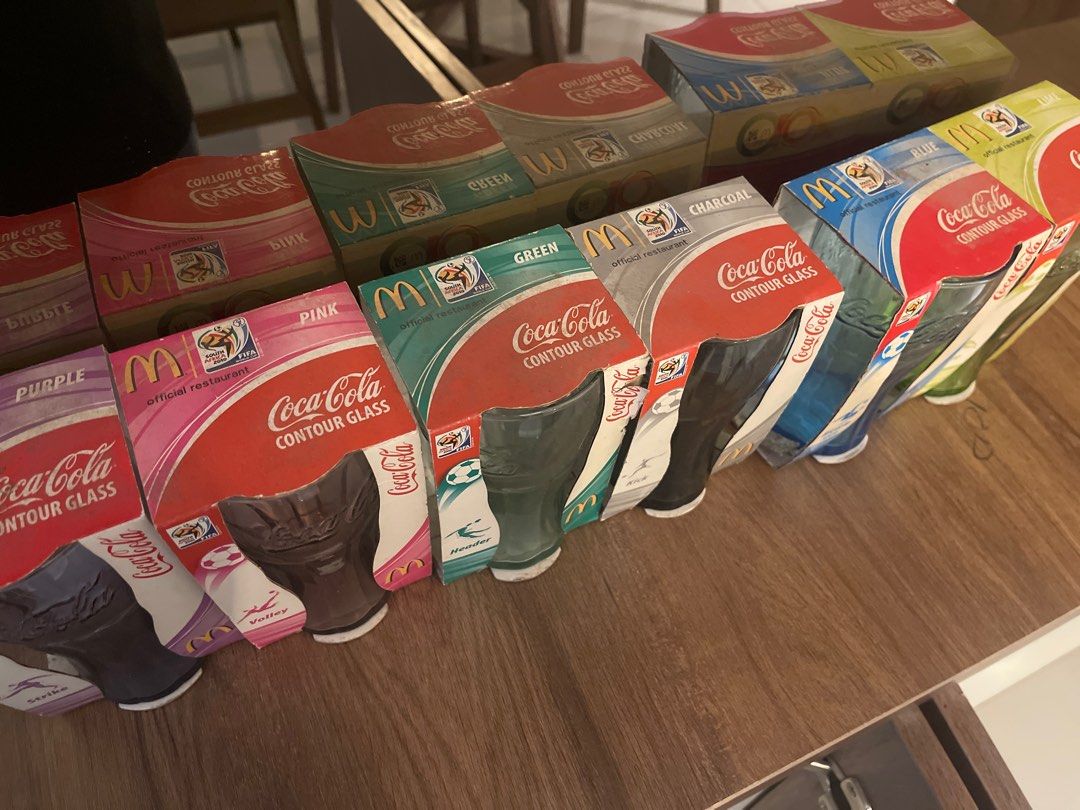 McDonalds Coca Cola Contour Glass Coupe du Monde de Togo