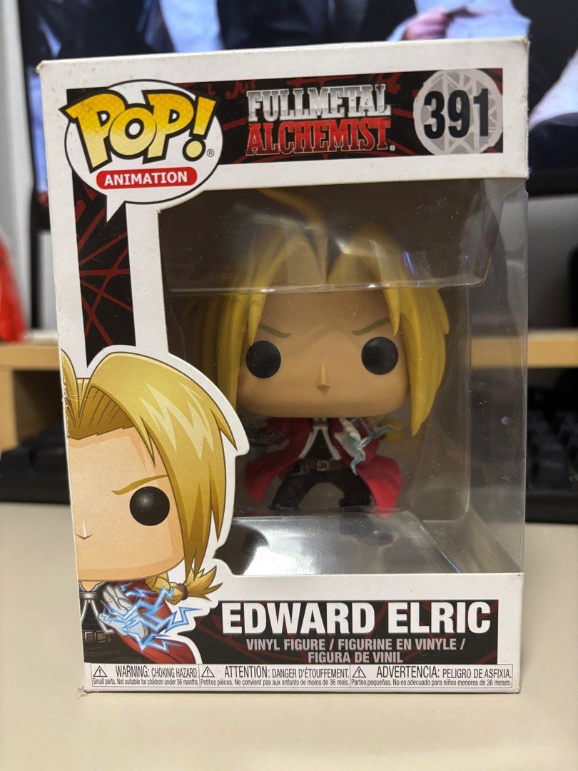 FUNKO POP FULLMETAL ALCHEMIST EDWARD ELRIC (Category: Designer & Blind Box Toys) located in Manila. Submitted by dr.lord (Listing ID 1347074633, Image 1). Description: WTS UFS LFB FUNKO POP Fullmetal Alchemist “EDWARD ELRIC” 600 NEGOTIABLE mint condition never opened loc sta cruz mnl mod sdd mop gcash.