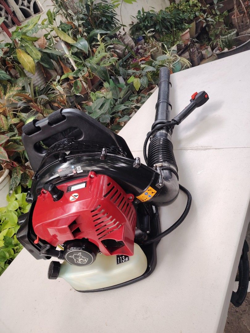 Gasoline bag pack blower (Category: Construction Tools & Equipment) located in Malolos. Submitted by axe23 (Listing ID 1347061409, Image 3). Description: Bagpack gasoline blower 41.5cc gasoline engine 2 stroke 900 m3/hr air volume 325 km/h Variable air speed Easy pull start Extension nozzle Surplus tools from Australia Actual photo posted Item tested and working properly.