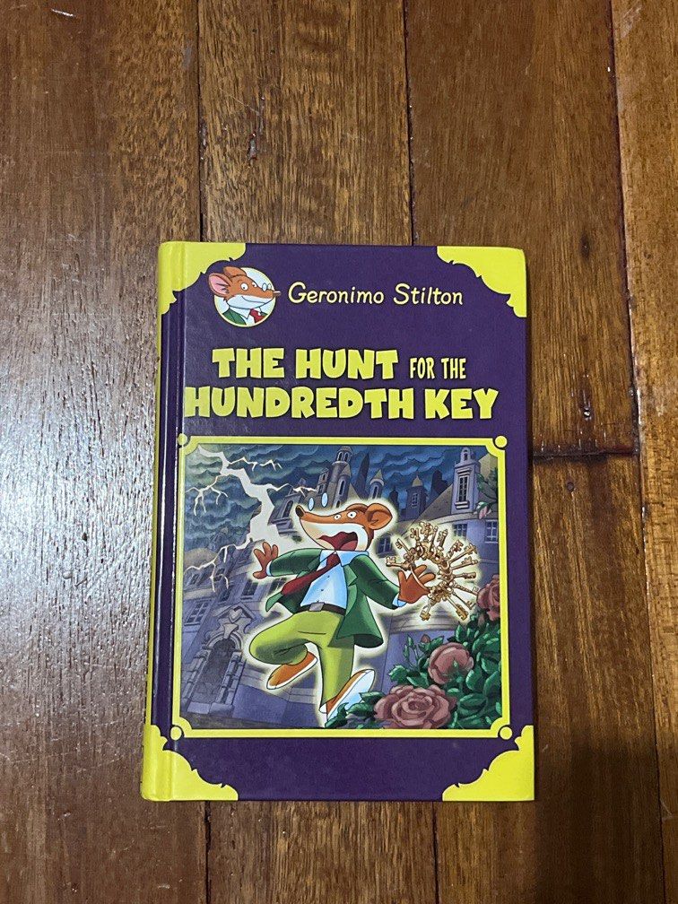 Geronimo Stilton - The Hunt For The Hundredth Key (Category: Children's Books) located in Paranaque City. Submitted by mozzarellasticks_lover (Listing ID 1347022616, Image 1). Description: It has a small tear on the dust cover. Price is negotiable. Just PM me RSF: I need money for dental materials .