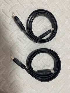 2條HDMI Cable 扁線 (1m 長 )