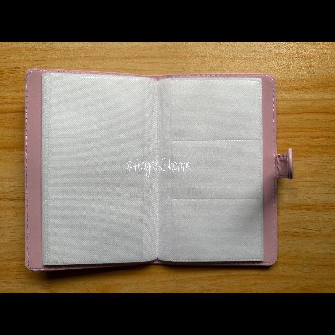 Instax Mini Photo Album (Pink) (Category: Cameras) located in Paranaque City. Submitted by anyasshoppe (Listing ID 1347007513, Image 2). Description: Selling my Instax Mini Photo Album, where you can safely store your Instax Mini prints. Color: Pink Material: Premium PU Leather cover and smooth non-scratch PVC interior Pages: 16 pages Capacity: Holds 6 Instax Mini Prints per page and can fit a total of 96 prints Price: Php 150.00 Mode of Payment: