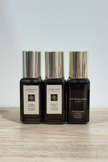 Jo Malone 黑瓶 cologne intense 9ml Velvet Rose & Oud 絲絨玫瑰與烏木 Scarlet Poppy 緋紅罌粟 Myrrh & tonka 沒藥與零陵香 Hinoki & Cedarwood 檜木與雪松64204785513730110