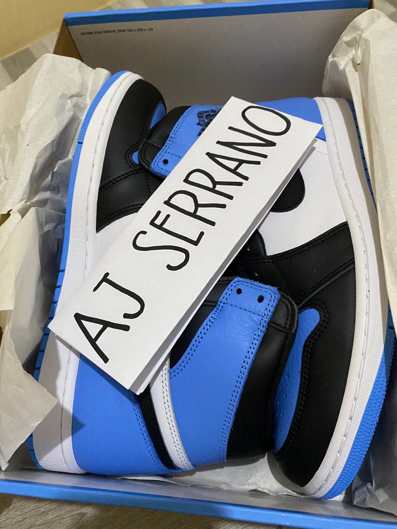 Jordan 1 high Unc Toe size 11.5 (Category: Sneakers) located in Floridablanca. Submitted by icatcherr (Listing ID 1346883504, Image 3). Description: Jordan 1 UNC TOE SIZE 11.5 No issue Brand new.