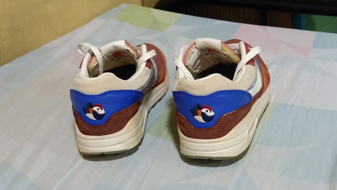 KASINA AIR MAX 1 'WON-ANG ORANGE (Category: Sneakers) located in Quezon City. Submitted by trick1892 (Listing ID 1346888001, Image 2). Description: Size: 9.5 Authentic Issue: kupas na yung original sa kulay Konting heel drags at toe drags 9/10 condition Pm po sa sure buyer May bawas pa po.