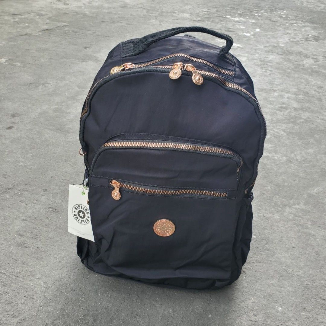 KIPLING BACKPACK (Category: Backpacks) located in Caloocan City. Submitted by kwinn.p (Listing ID 1346897458, Image 1). Description: Kipling black backpack / laptop bag Brand new SIZE: 16" x 9" x 12".