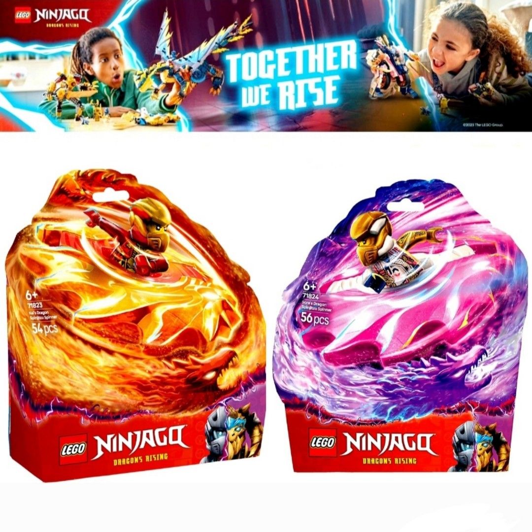 Lego Ninjago Dragons Rising 71823 Kai's Dragon Spinjitzu Spinner