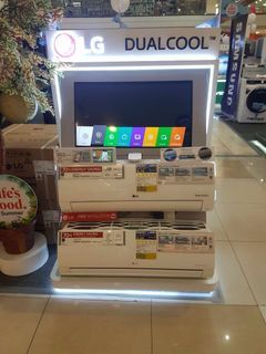 LG DUAL INVERTER SPLIT TYPE AIRCON "💯 BRANDNEW AND SEALED UNIT WITH RECEIPT AND WARRANTY