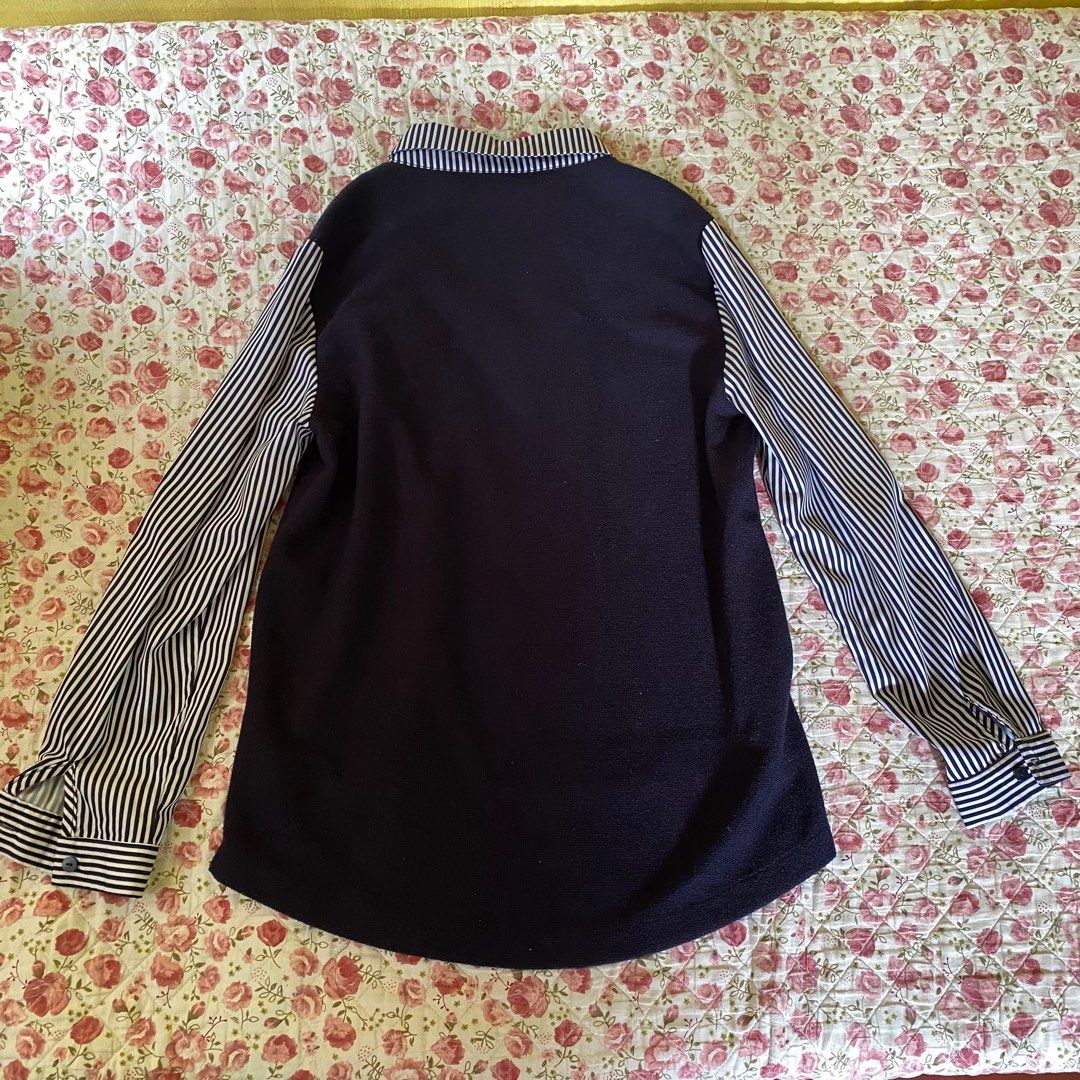 Long sleeved striped polo shirt (Category: Longsleeves) located in Gattaran. Submitted by theamaeee (Listing ID 1346887234, Image 2). Description: can fit up to large Payment first J&T shipout during weekends PM if interested :).