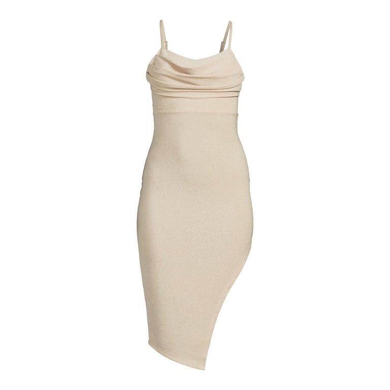 Madden NYC Party Dress (Category: Dresses) located in Nagcarlan. Submitted by qcamagong (Listing ID 1347009693, Image 2). Description: Madden NYC Sparkle Asymmetrical Hem Part Dress Size xs on tag body hugging! honest issue: has minimal hole.