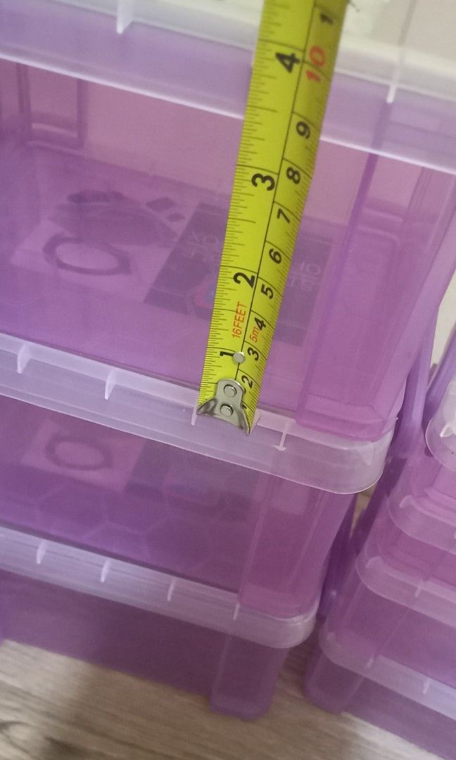 Mini Storage Boxes Purple (Category: Storage Boxes & Baskets) located in Manila. Submitted by dm_ca (Listing ID 1335476616, Image 3). Description: Take All 6pcs as shown in photos 3 different sizes LWH 19×13×10.3cm (2pcs) 22.5x10.5x4.5cm (2pcs) 22.5x10.5x7cm (2pcs).