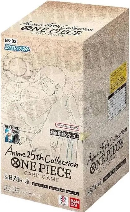 one piece tcg anime 25th collection extra booster box ONE PIECE CARD GAME main image 0