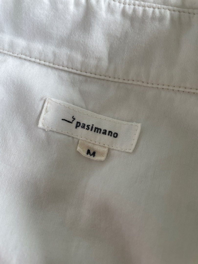 Pasimano white polo (Category: Longsleeves) located in Makati City. Submitted by best.seconds (Listing ID 1346896573, Image 3). Description: Local 🇵🇭 Unisex, fits S-M Lightly used .