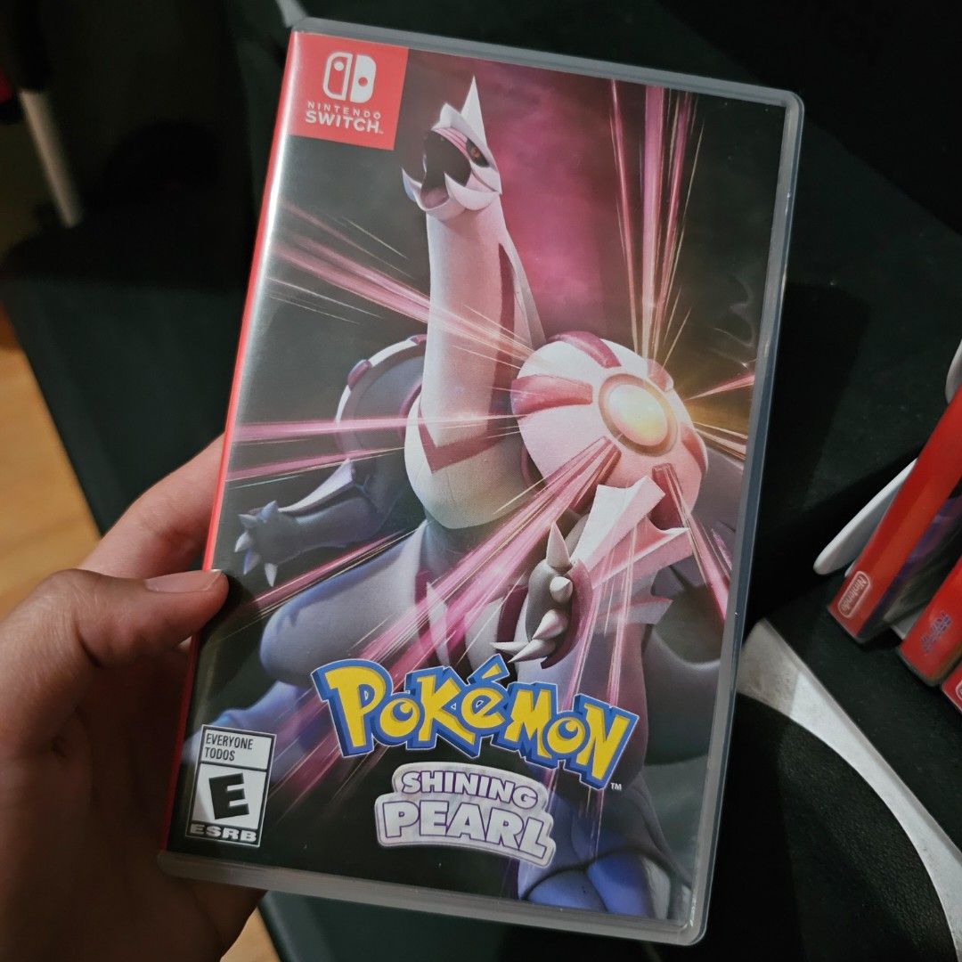 Pokemon Shining Pearl Nintendo Switch Game (Category: Nintendo) located in Rizal. Submitted by declutterthingswithme (Listing ID 1347017755, Image 1). Description: Rfs: Not using anymore used only once 👉No Return/Refund/Joy Miners 📍 Location: Antipolo Rizal ✨ Same day delivery via lalamove ✨ SF to be shouldered by the buyer.