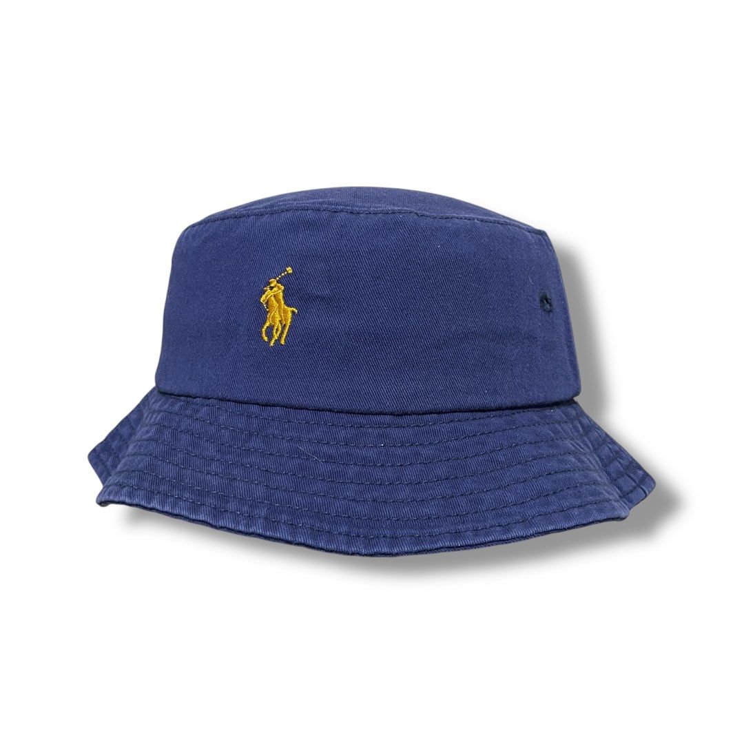 Polo Ralph Lauren Bucket Hat (navy) (Category: Caps & Hats) located in Marikina City. Submitted by 1800shelves (Listing ID 1346922484, Image 3). Description: Polo Ralph Lauren Bucket Hat (navy) Brand new with tag One size fits all - 59 CM Price - ₱ 1,000 only PM for offers and more details. Tags: Ralph Lauren, RL, Polo, Polo Ralph Lauren, RL cap, cap, dadhat, RL dadhat, leather strap.