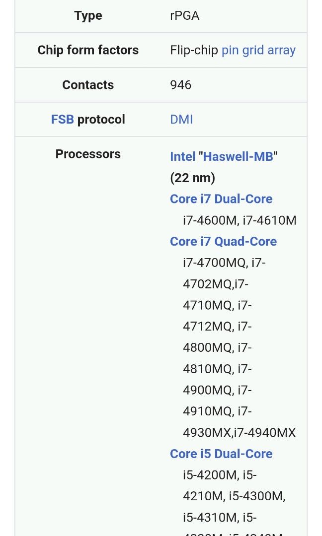 "Proccessor Only "For Lenovo Thinkpad L540 core i7-4610 M (4th gen processor only) (Category: Laptops & Notebooks) located in Quezon. Submitted by czphd (Listing ID 1346909472, Image 2). Description: Kung meron kang Lenovo ThinkPad L540 na Intel celeron or Intel I5 4th gen Pwede yan since naka socket ang Lenovo ThinkPad L540 hindi naka solder sa board ang processor since 4th gen lang naman ang Lenovo ThinkPad L540 upgrade to i7 since higher clock