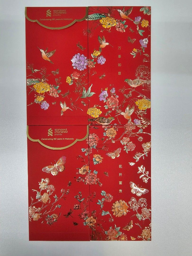SCB 2025 Priortiy Banking Malaysia Red Packet ang pao CNY, Hobbies & Toys,  Stationery & Craft, Occasions & Party Supplies on Carousell