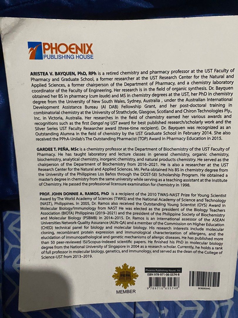 SHS General Chemistry 2 Phoenix Grade 12 Senior High School Book ...