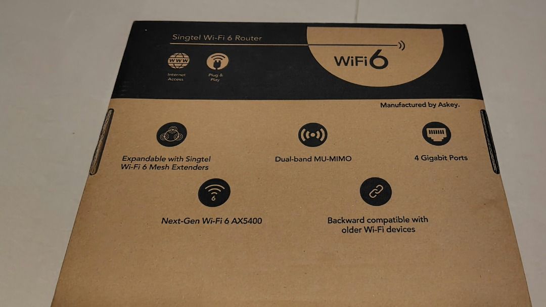 Singtel Wi-Fi 6 Router (RT5703W) on Carousell