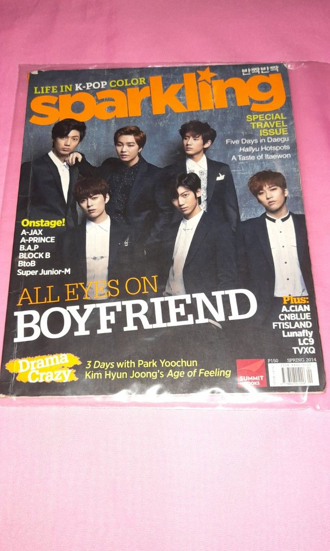 Sparkling Magazine - Super Junior M / Boyfriend (Category: Magazines) located in Danao, Cebu. Submitted by merramaeramos (Listing ID 1346978401, Image 2). Description: Sparkling Magazine (Super Junior M & Boyfiend Covers) PHP 150.00 original official Item with freebies with discount open for installment with proofs of legitimacy Open for COD or COP via LBC Location: Danao City, Cebu.