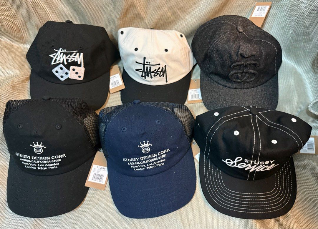 STUSSY 全新完售帽款一批 STOCK LOGO LINK CAP