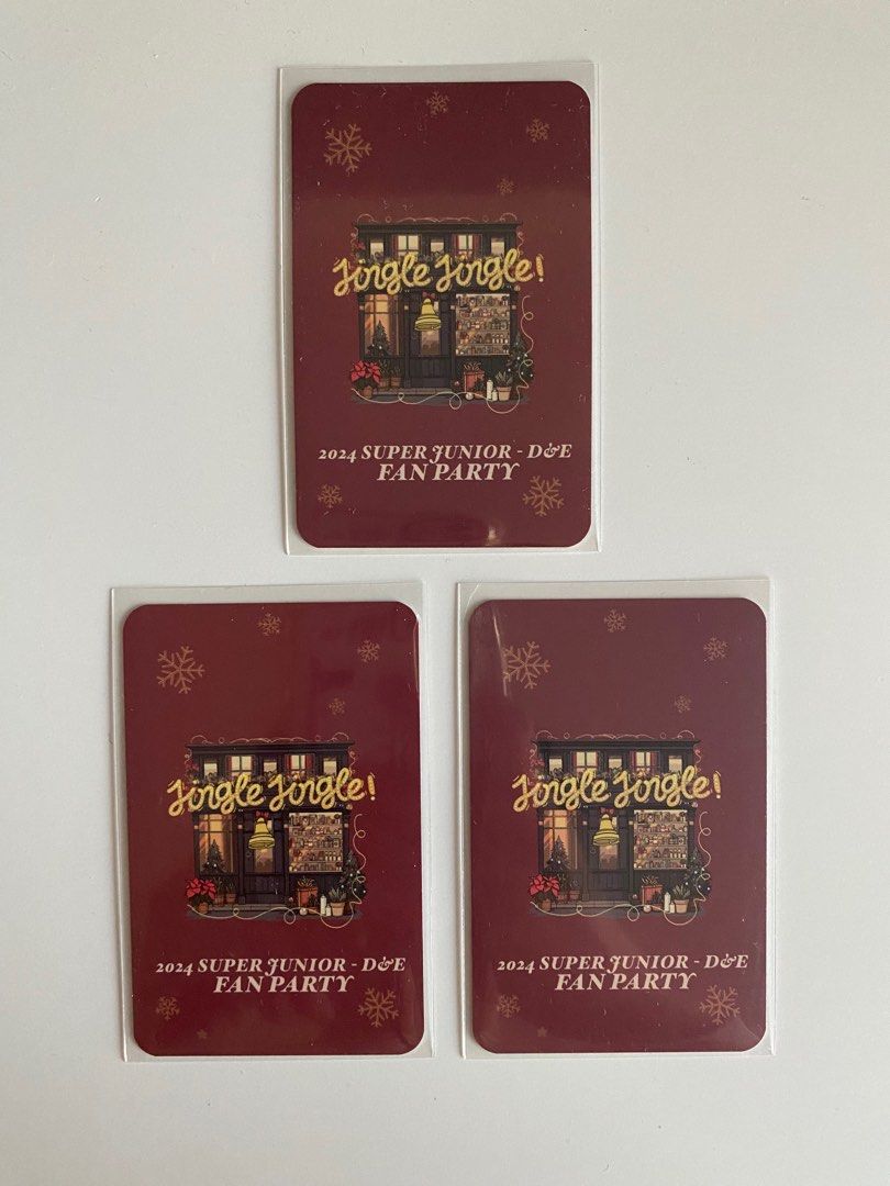 Super Junior D&E Jingle Jingle Fan Party 2024 入場小卡, 興趣