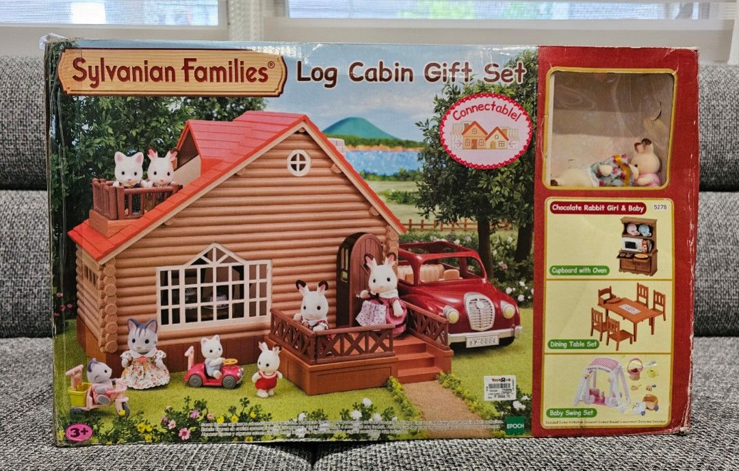 SYLVANIAN FAMILIES Log Cabin Gift Set (Category: Kids Toys) located in Quezon City. Submitted by charliebrown_olx (Listing ID 1347017483, Image 1). Description: Classification: New, Unassembled Condition: Mint on Non-Mint Box TERMS & CONDITIONS: 1. C.O.D. Can meet buyers at - Del Monte Ave, Q.C. - Mla Memorial Park Sucat - Weekends 2. Shipping c/o buyer. 3. Prices are Final. 4. Respect the Ad. TFL.