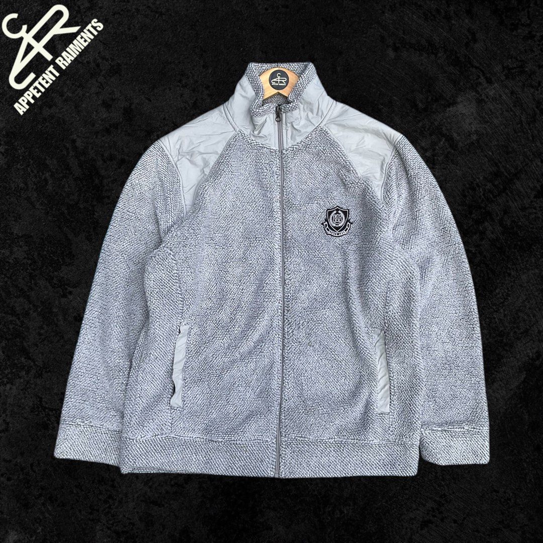 Vintage Kangol Sherpa Full-Zip Jacket (Category: Coats, Jackets and Outerwear) located in Baguio. Submitted by appetentraiments (Listing ID 1347003292, Image 1). Description: Excellent condition Dimensions: 28”Lx23.5”Wx24.5”SL LL on tag, fits L 10/10 color rate No issues Needs wash.