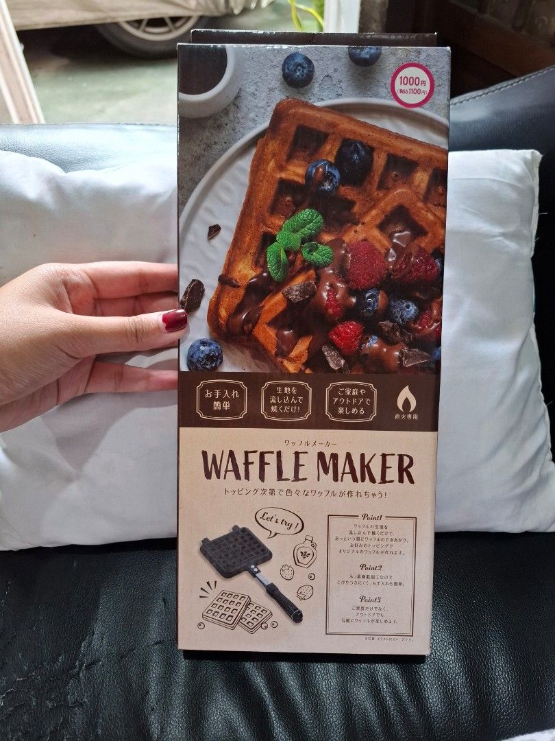 WAFFLE MAKER (Category: Bakeware) located in San Juan City. Submitted by cheesecakee09 (Listing ID 1346896523, Image 1). Description: ✨️WAFFLE MAKER ✨️ From JAPAN.