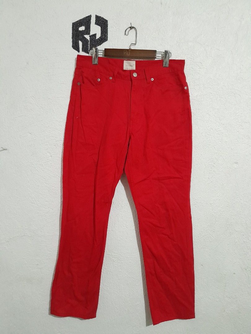 XLARGE RED PANTS 32/33(40 (Category: Jeans) located in Manila. Submitted by kuyanyo (Listing ID 1347073100, Image 1). Description: DM IF INTIRESTED EXCELLENT CONDITION NO ISSUE NEEDWASH.