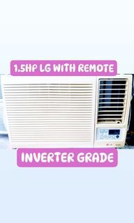2NDHAND AIRCON 1.5HP LG WITH REMOTE INVERTER GRADE