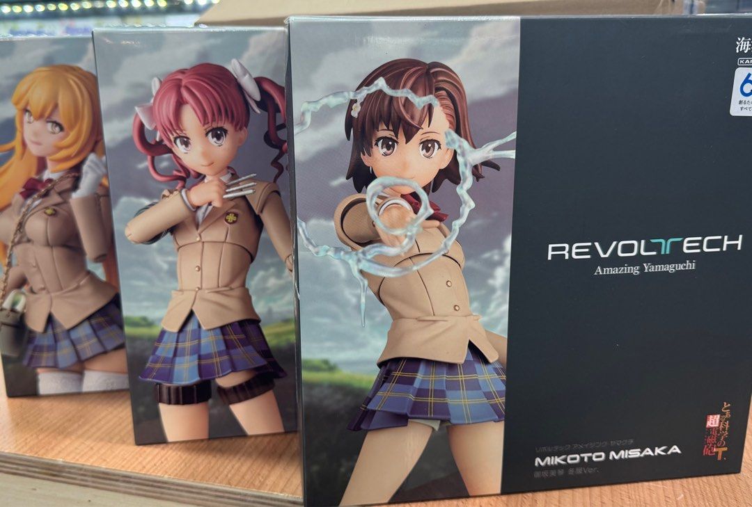 一套3盒特典版海洋堂御坂美琴食蜂操祈白井黑子冬服Ver. 科學超 一套3盒特典版海洋堂御坂美琴食蜂操祈白井黑子冬服Ver. 科學超