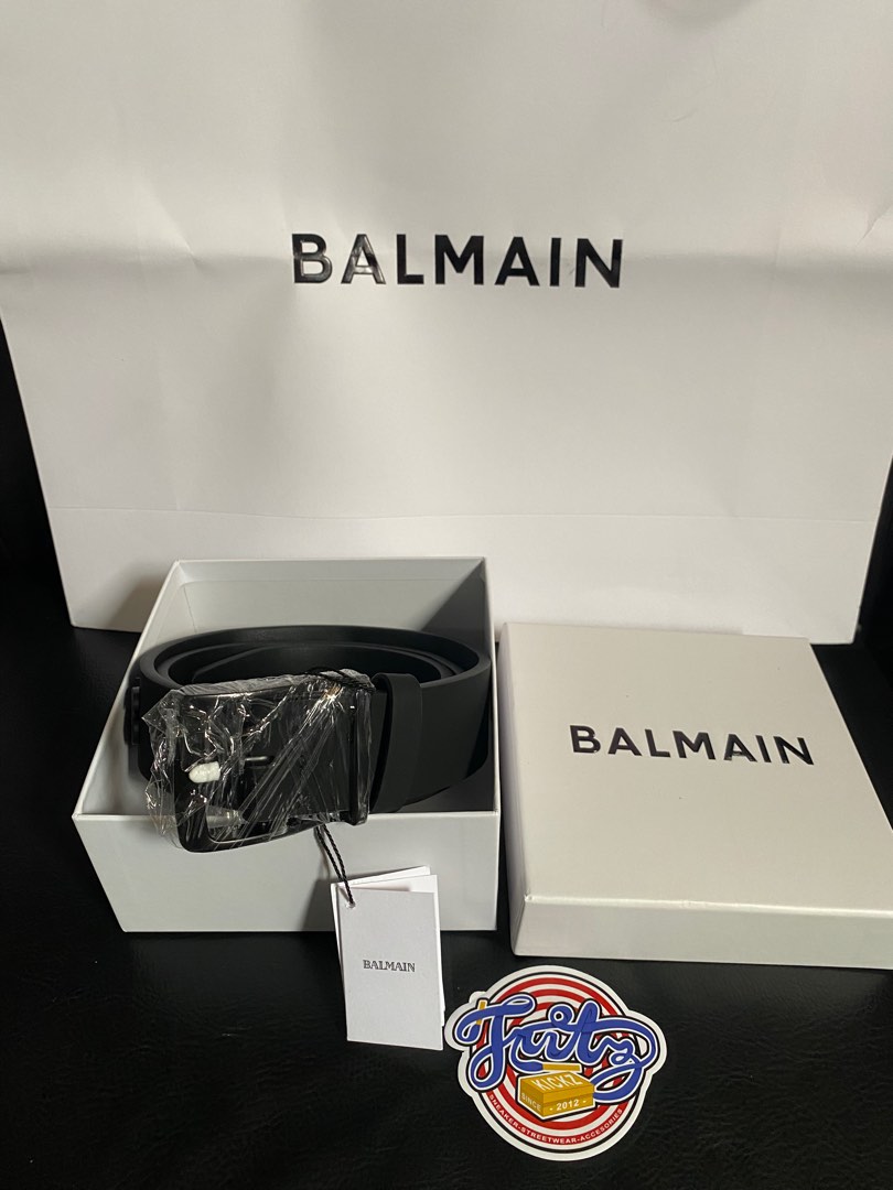 BALMAIN PARIS Belt size 90 / 105 fit to 3032, Luxury, Bags & Wallets